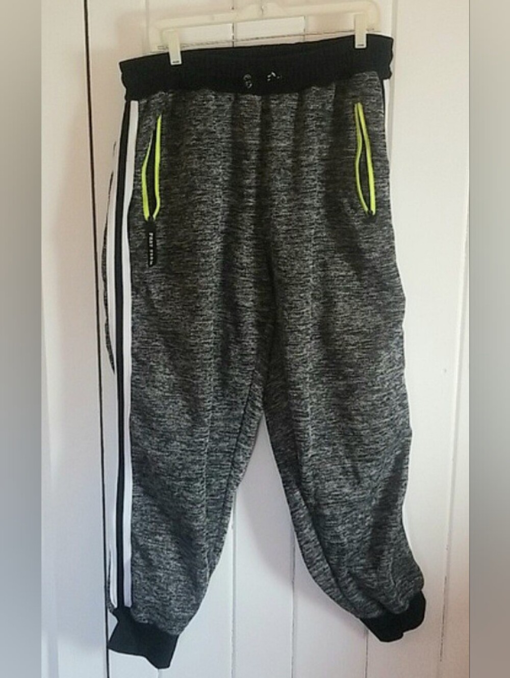 Mens Phat Farm 4X Jogger Track Pants Elastic Waist Pockets Cuff Ankle Drawstring